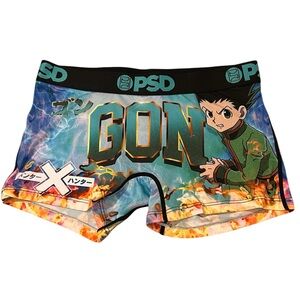 PSD Gon Hype boyshort underwear with Hunter x Hunter. Women’s small brand new.